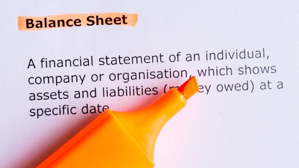 balance sheet definition