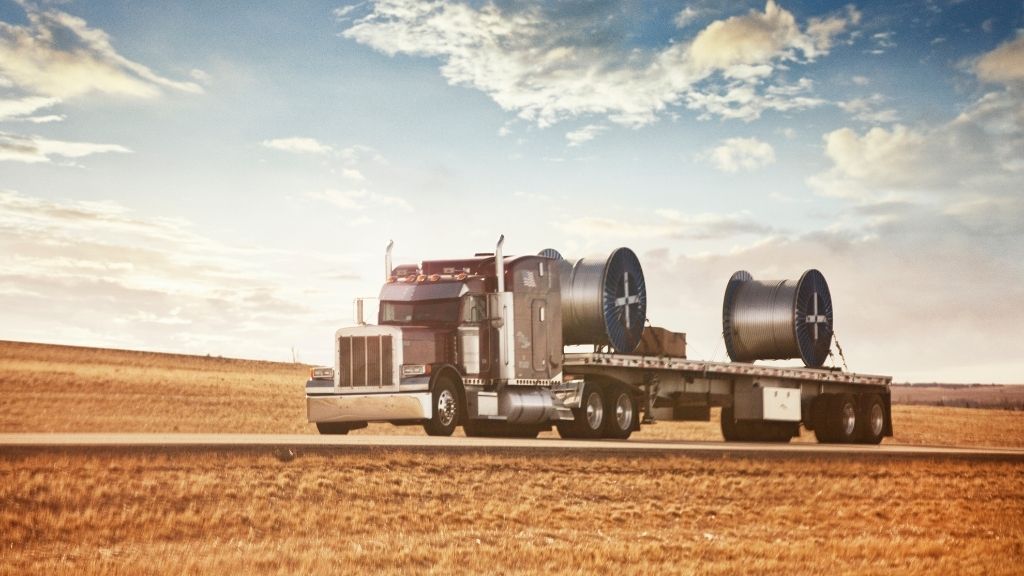 flatbed semi trailer