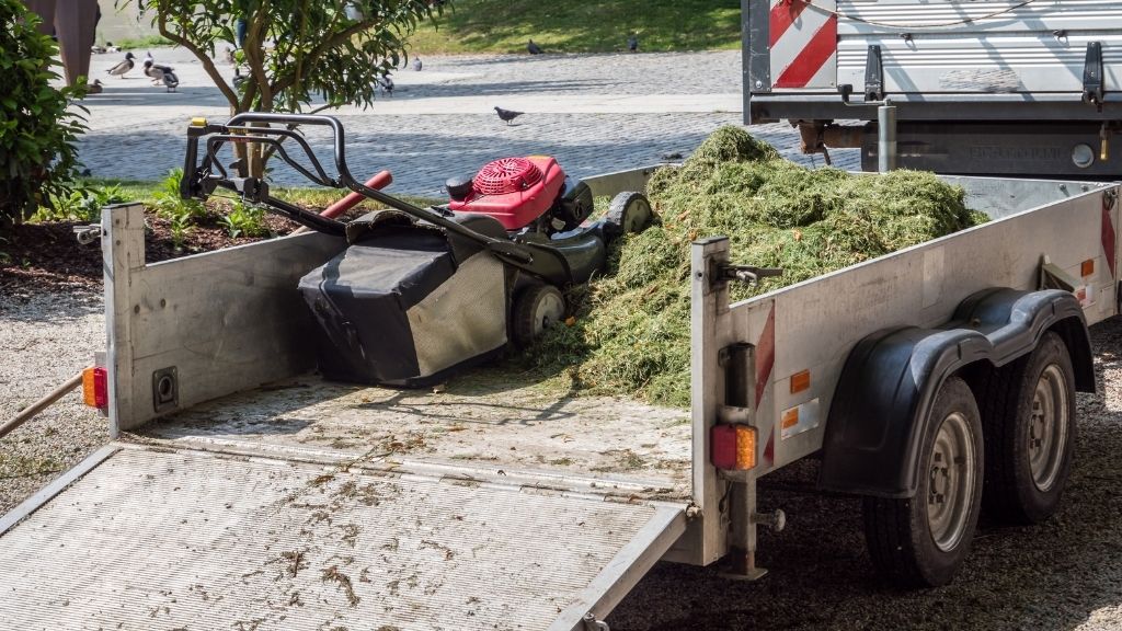 small landscaping trailer