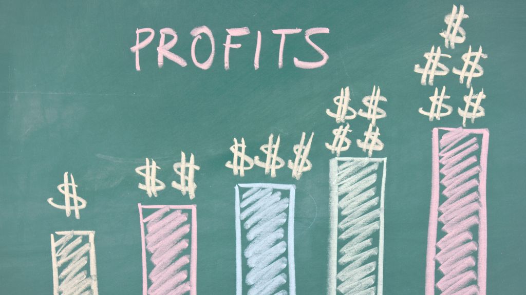 form of a dividend rising